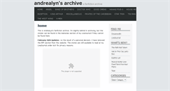 Desktop Screenshot of andrealyn.fandomish.net
